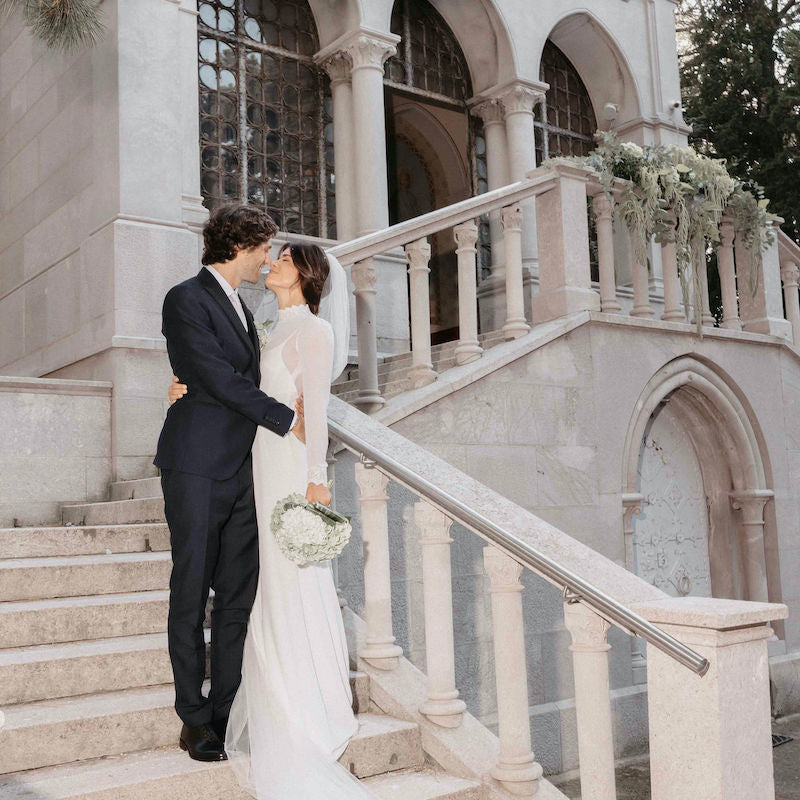 CHIARA & GREGORIO bride and groom