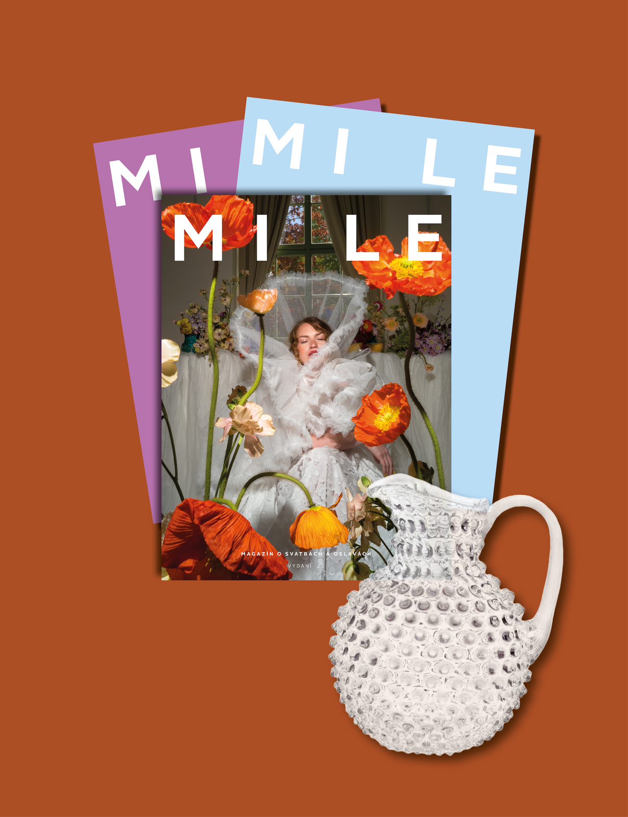 MILE X KLIMCHI džbán Hobnail 