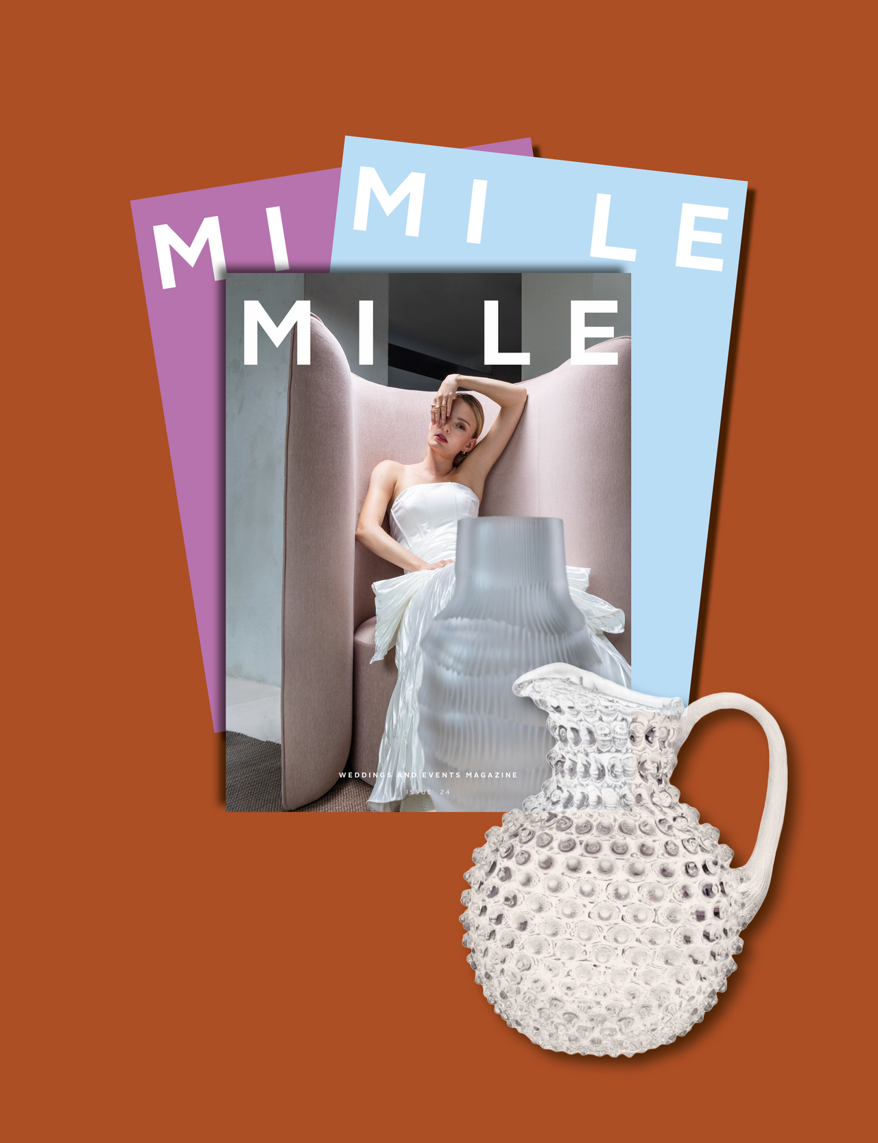 MILE X KLIMCHI džbán Hobnail 